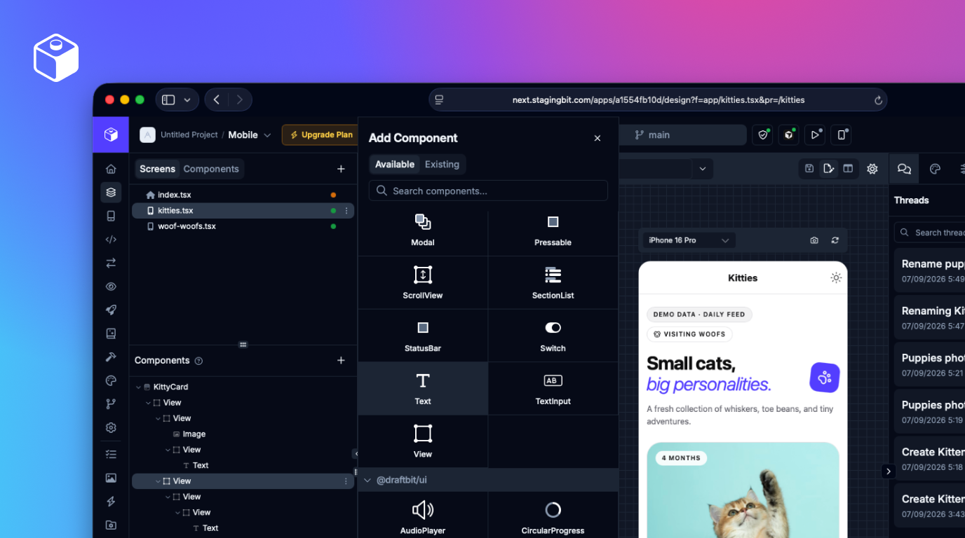 Add Components