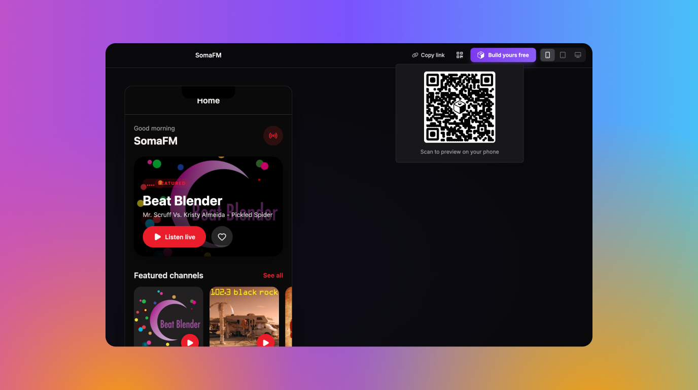 Feature Share Page Qr Code