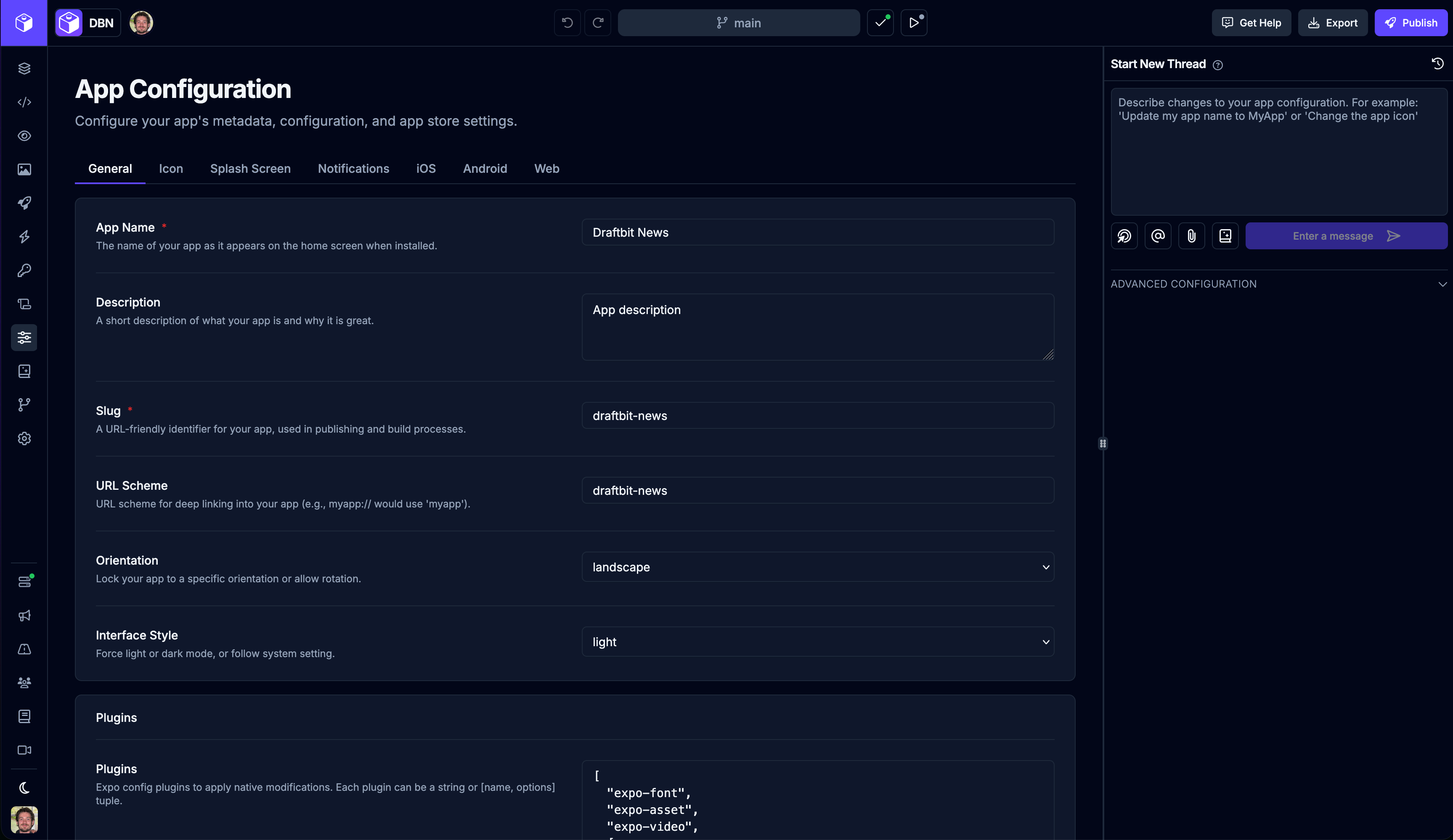 V2 App Configuration