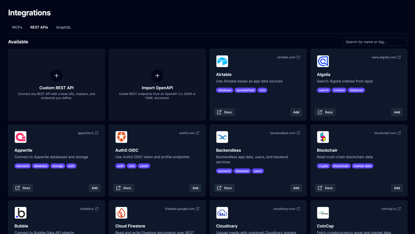 V2 Rest Apis