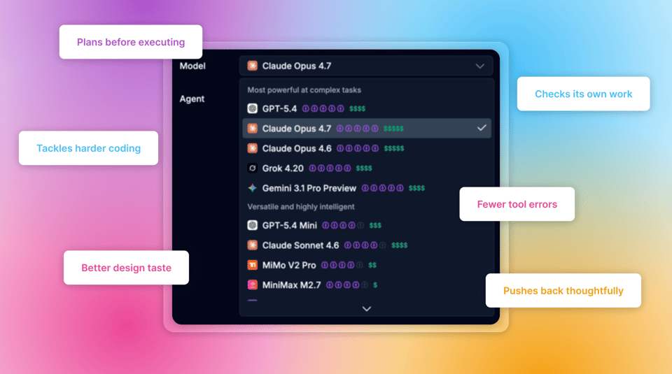 Opus 4.7, Web Apps in Beta + more!